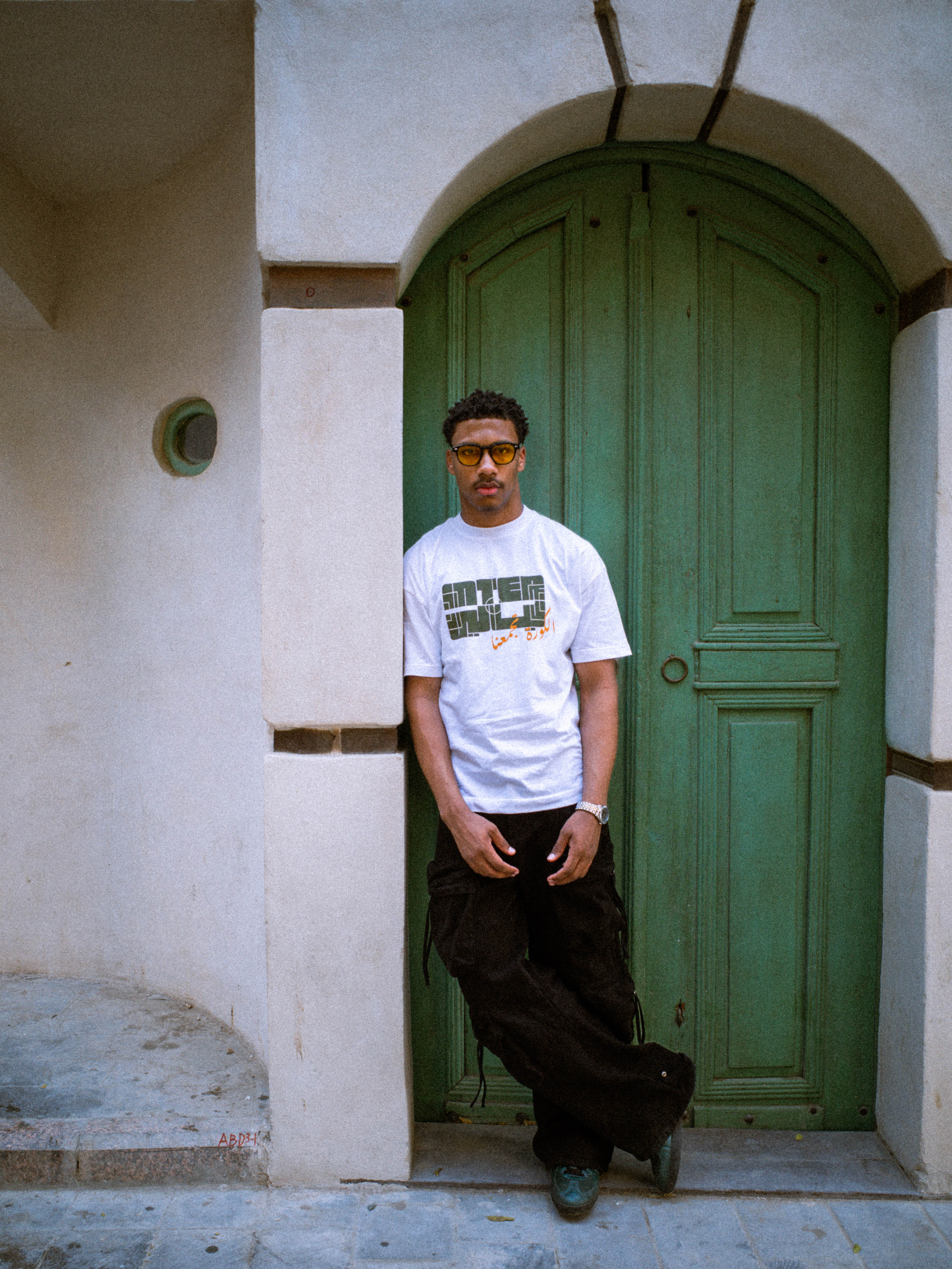 Inter Layali White Inter Football Field Print T-Shirt