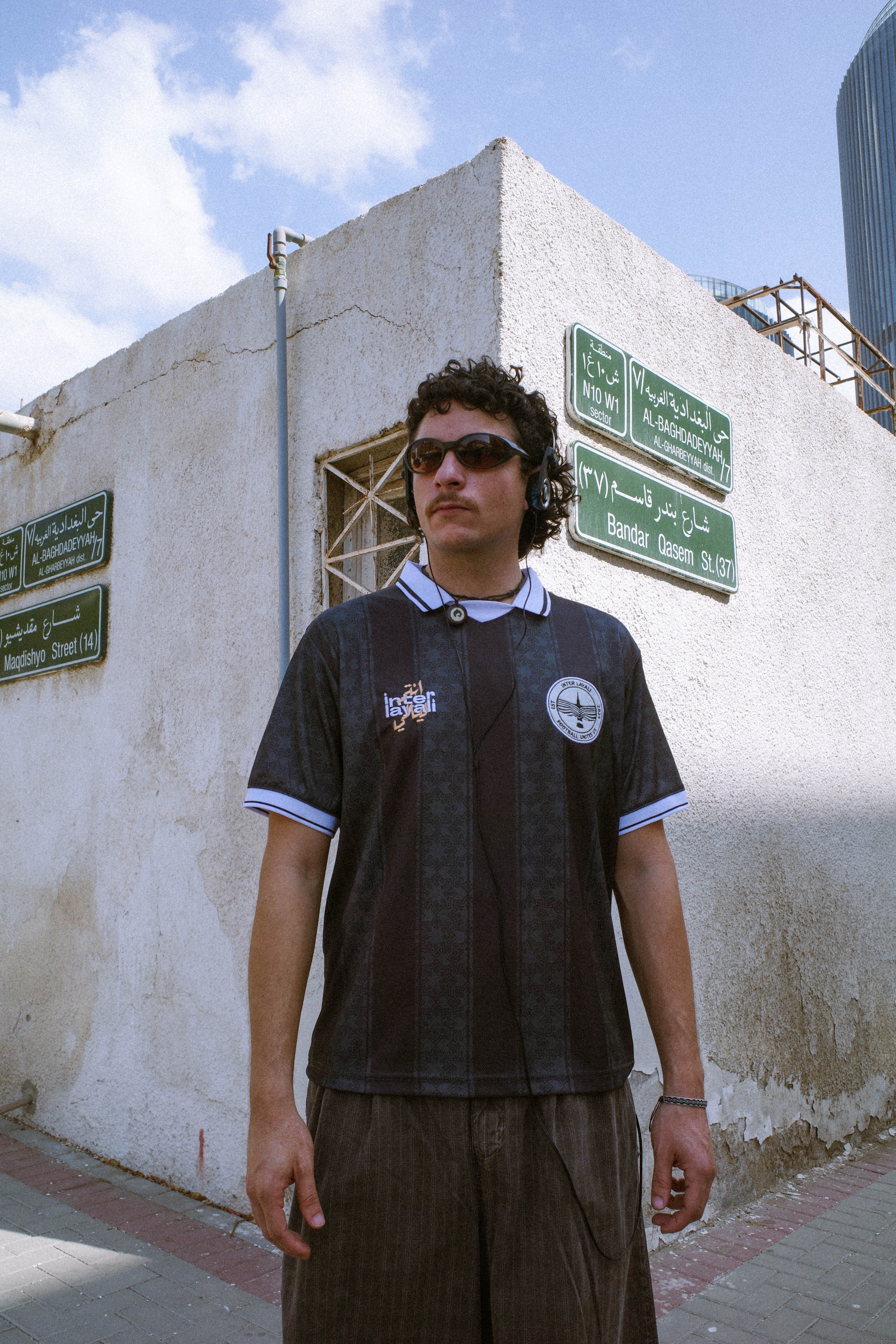 Inter Layali Black Short-Sleeve Jersey Shirt