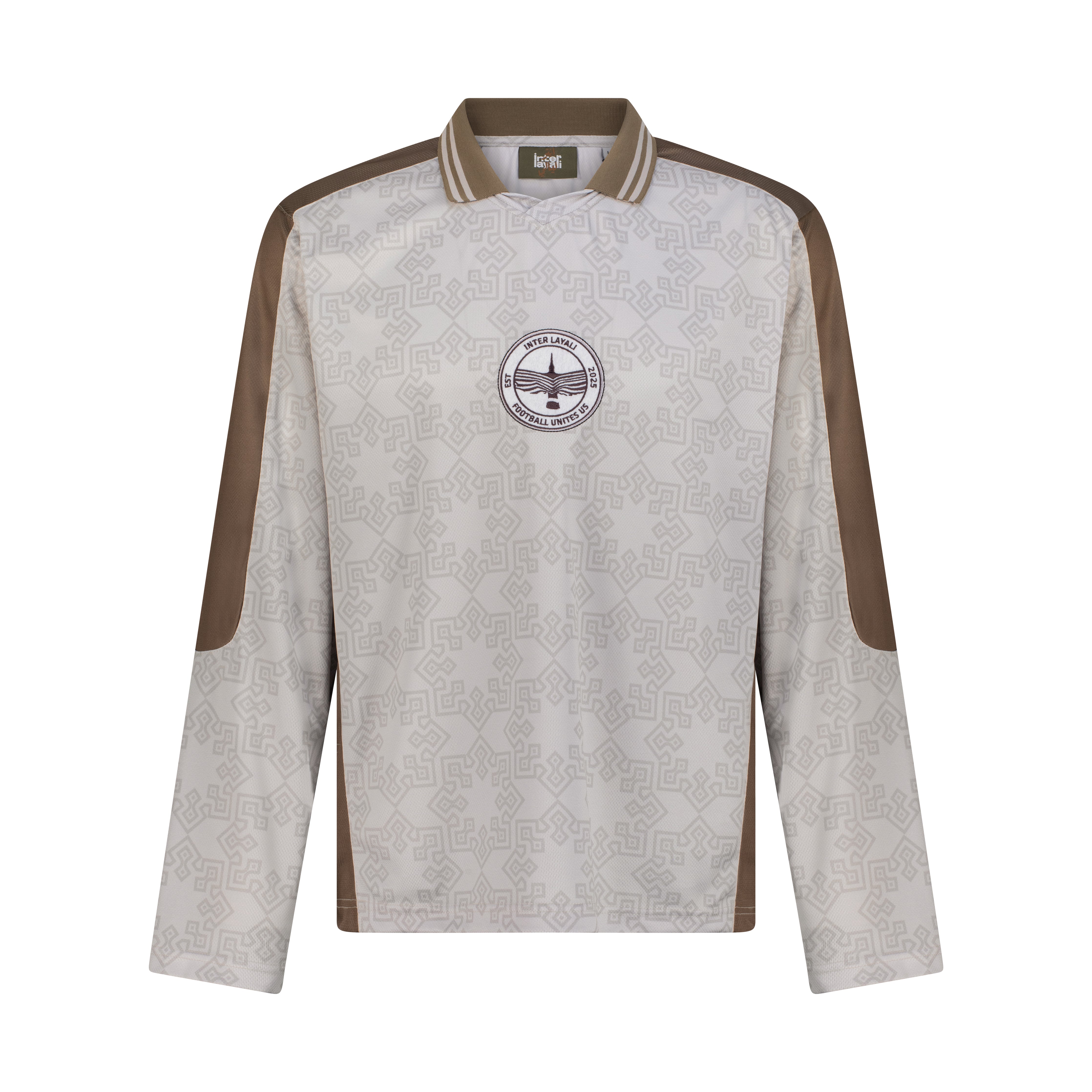 Inter Layali Beige Long-Sleeve Jersey Shirt
