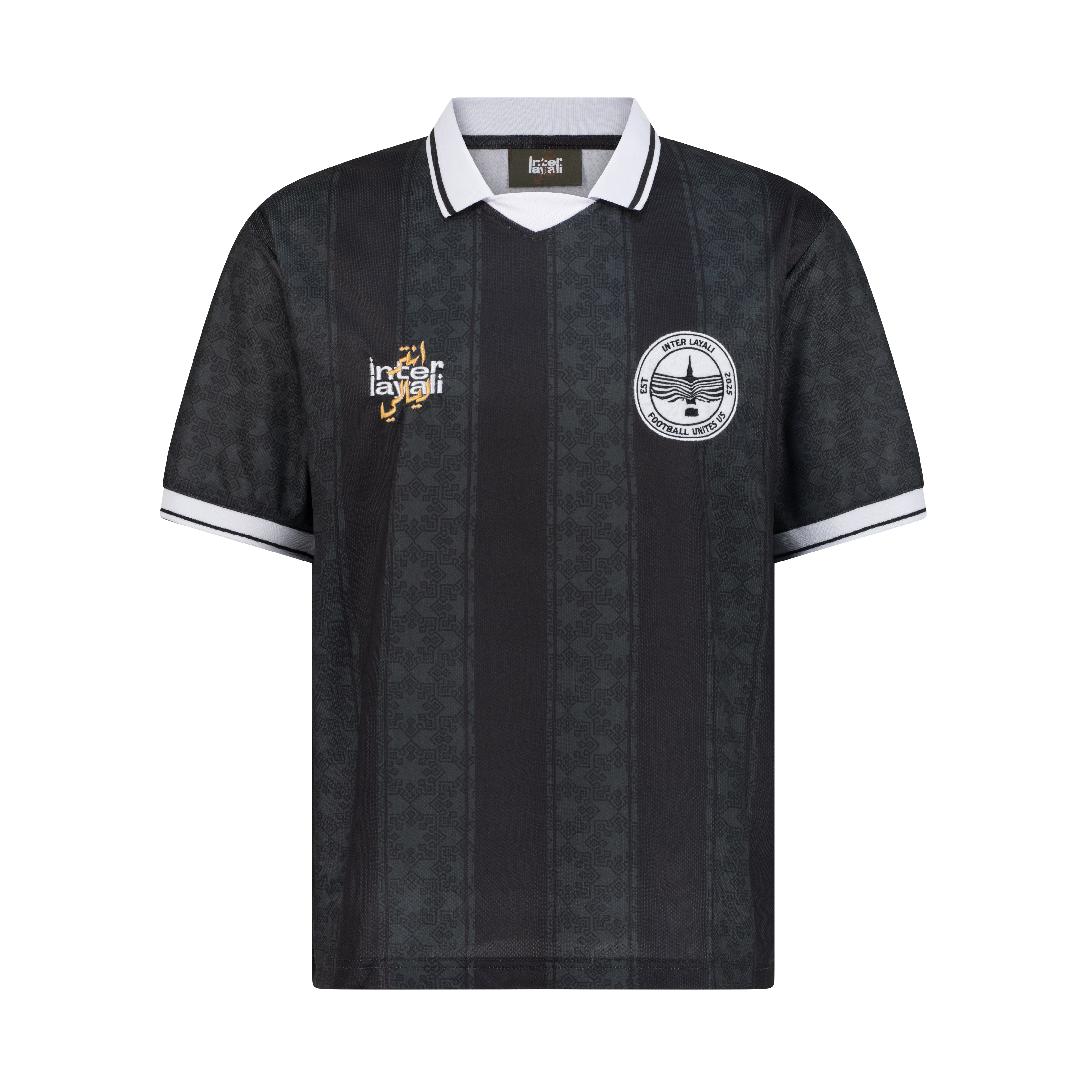 Inter Layali Black Short-Sleeve Jersey Shirt