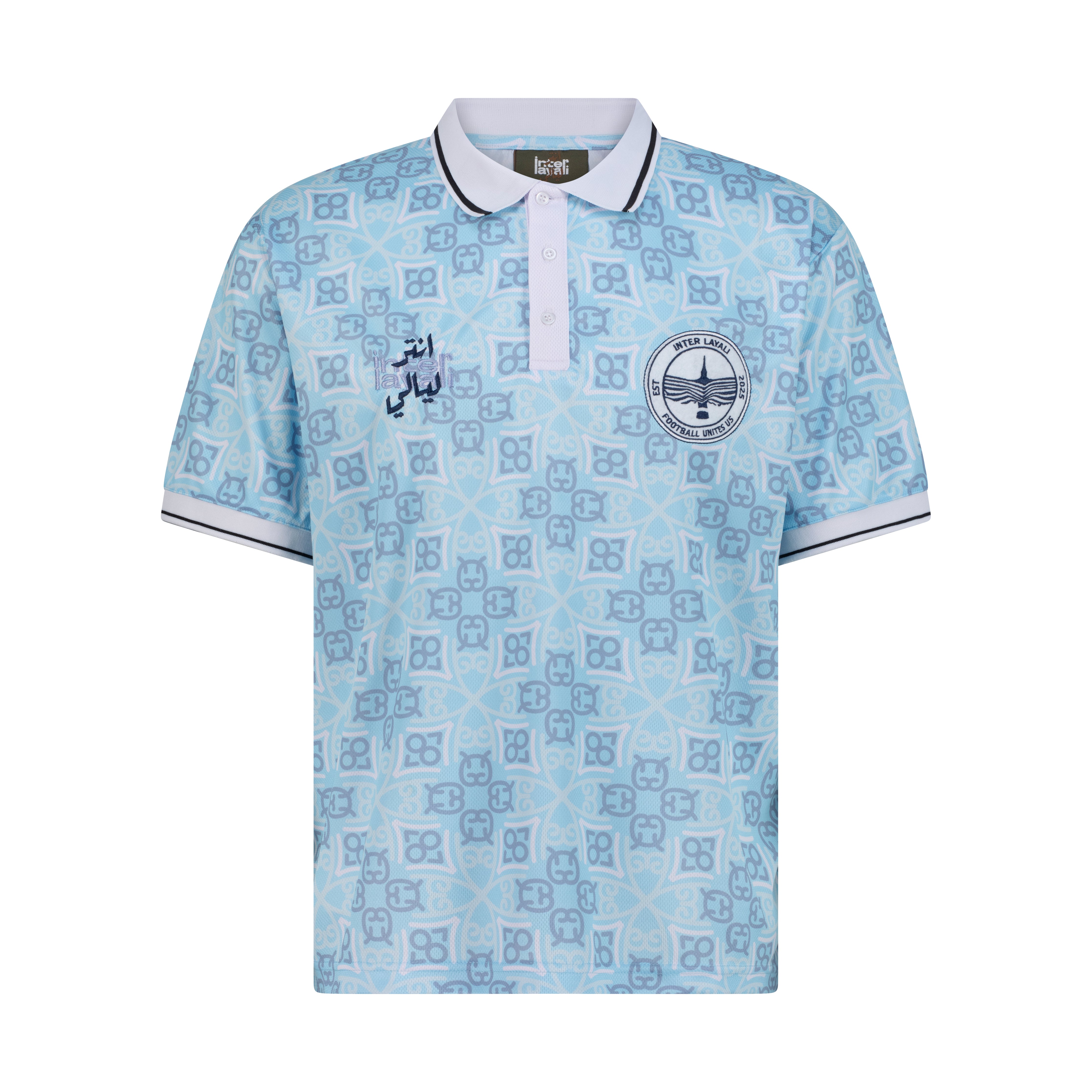 Inter Layali Blue Short-Sleeve Jersey Shirt